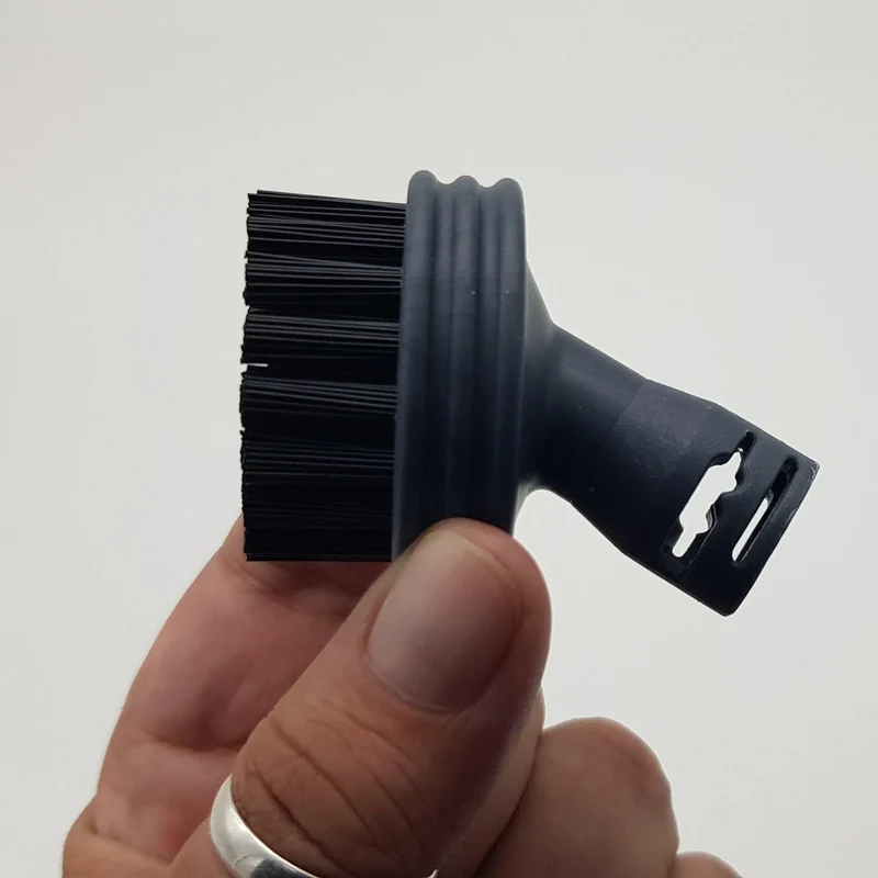 Spazzolino tondo in nylon più grande per vaporettino lux sv440 Polti