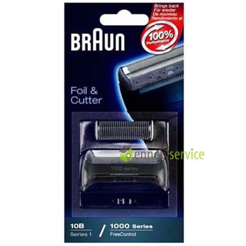 Lamina + coltello rasoio Braun combipack 10b serie 1. 170. 190. free control nera