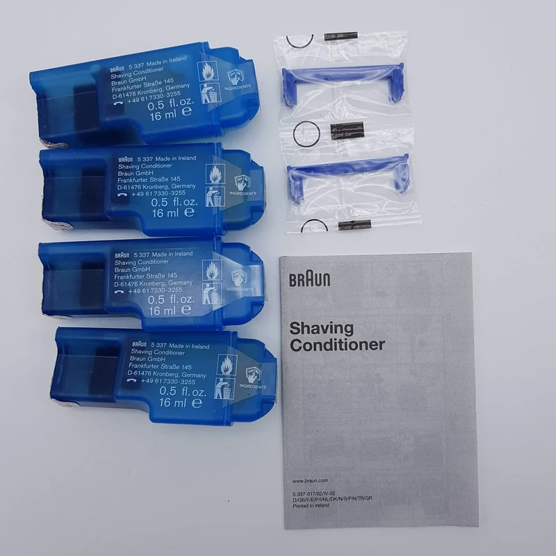 Cartuccia per la pulizia del rasoio free glide Braun