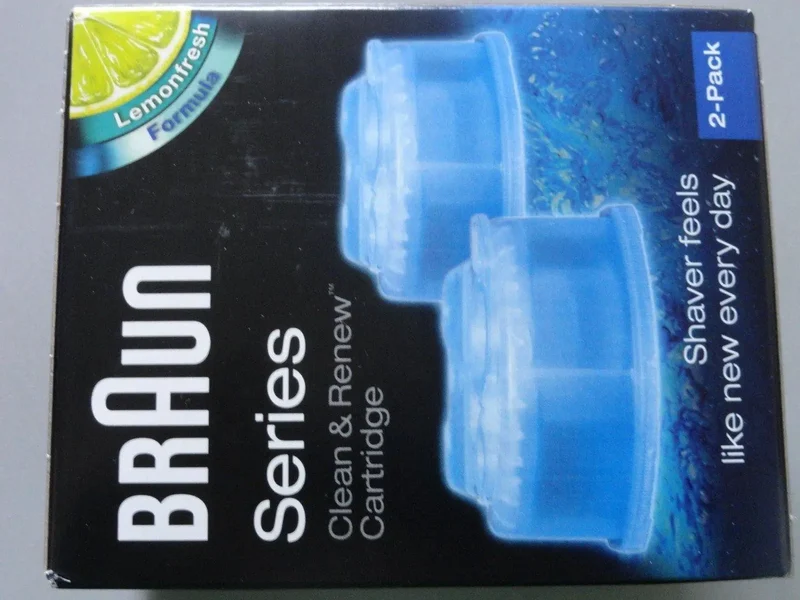 Cartuccia doppia per clean&renew pulizia rasoio Braun