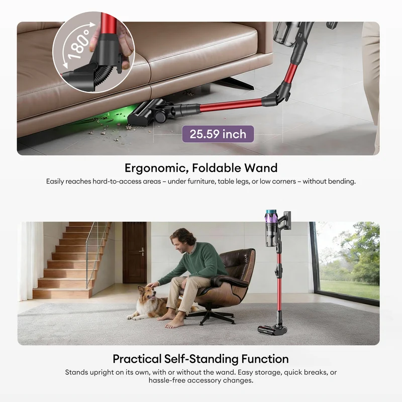 Ultenic U18 PowerPro Cordless Stick Vacuum Cleaner