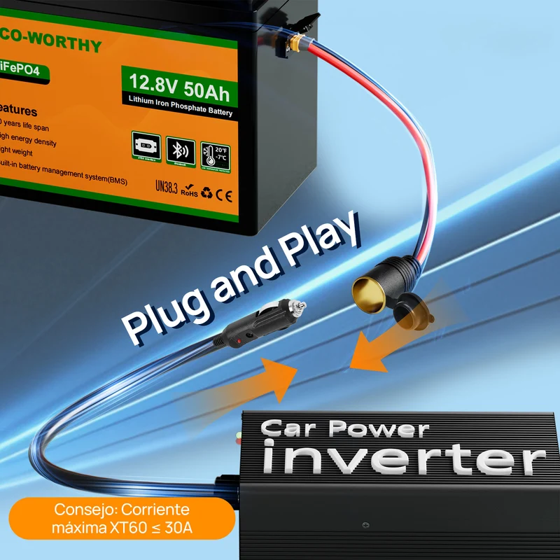 Batería Litio LiFePO4 12V 50Ah