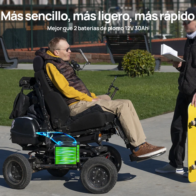 Batería Litio LiFePO4 12V 30Ah