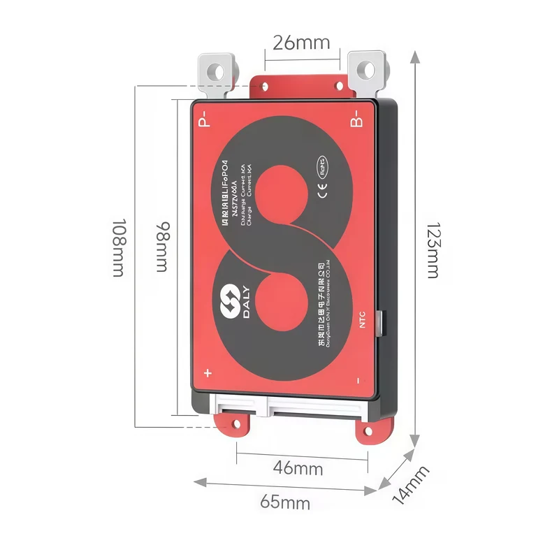 BMS 16S 60V 80A DALY