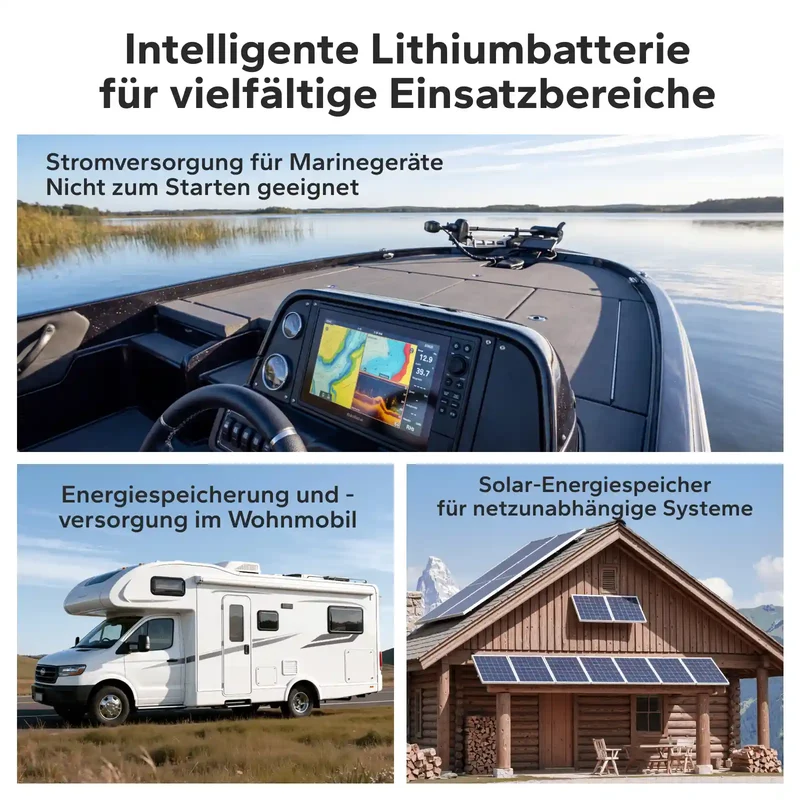 LiTime 12V 320Ah Bluetooth Selbstheizung LiFePO4 Batterie mit CAN & RS485 ComFlex – für Victron, RV-C & NMEA 2000