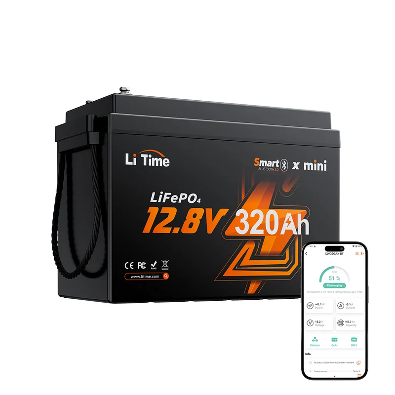 12V 320Ah LiFePO4 Batterie W190 für Wohnmobil-Untersitz mit Bluetooth