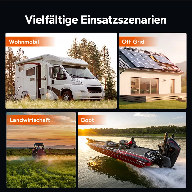12V 320Ah LiFePO4 Batterie W190 für Wohnmobil-Untersitz mit Bluetooth
