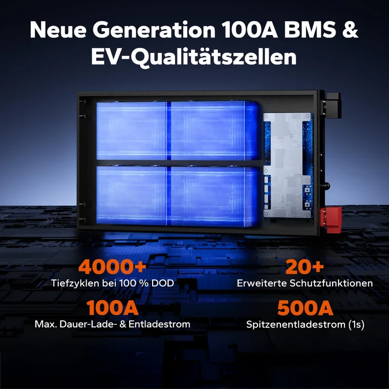 【NEU!】LiTime 12V 100Ah Ultra Slim LiFePO4 mit Bluetooth & Selbsterwärmung – für Wohnmobile, Pickups & Campervans
