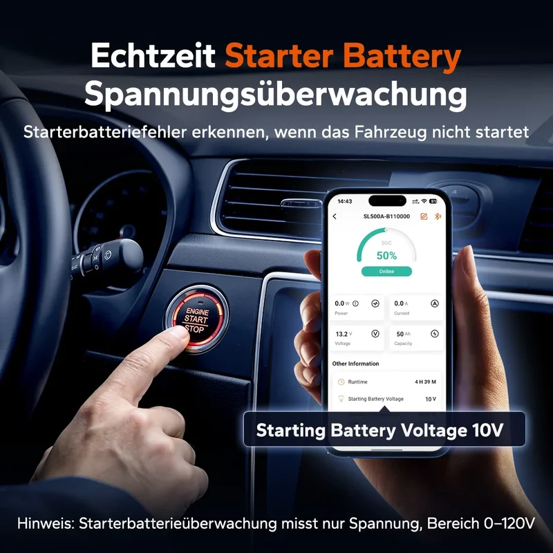 【Neu Eingetroffen】LiTime 500A Smart-Batterieshunt mit Bluetooth