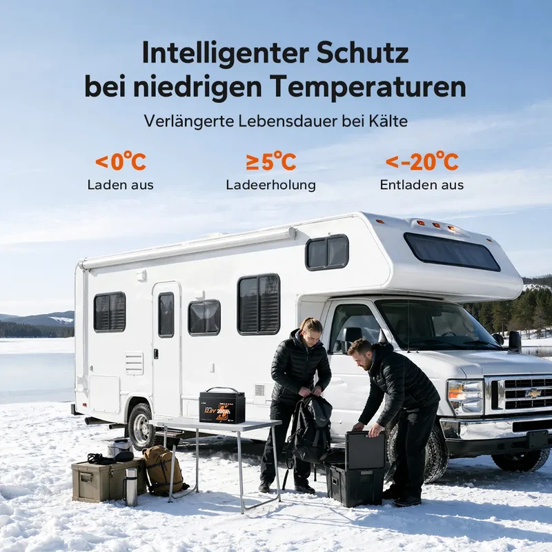 LiTime 12V 200Ah Xtra Mini LiFePO4 Batterie mit Bluetooth für Wohnmobile & Camping