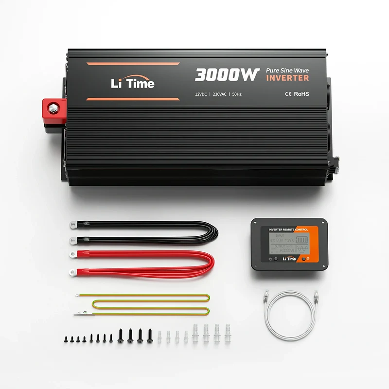 [Ukraine] LiTime 3000W Чисто синусоїдний інвертор 12VDC до 230VAC перетворювач