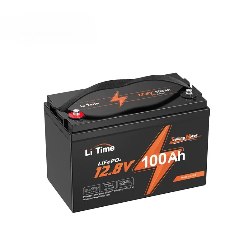 [Gebraucht-Like New] LiTime 12V 100Ah TM LiFePO4 Batterie, Tieftemperaturschutz für Trollingmotor