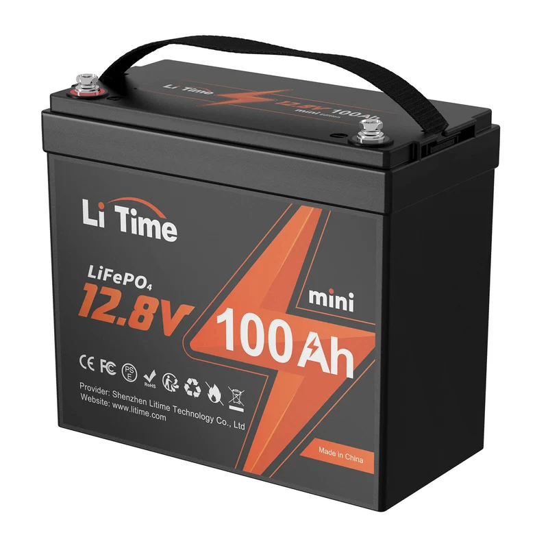 [Gebraucht-Like New] LiTime 12V 100Ah MINI LiFePO4 Lithium Batterie