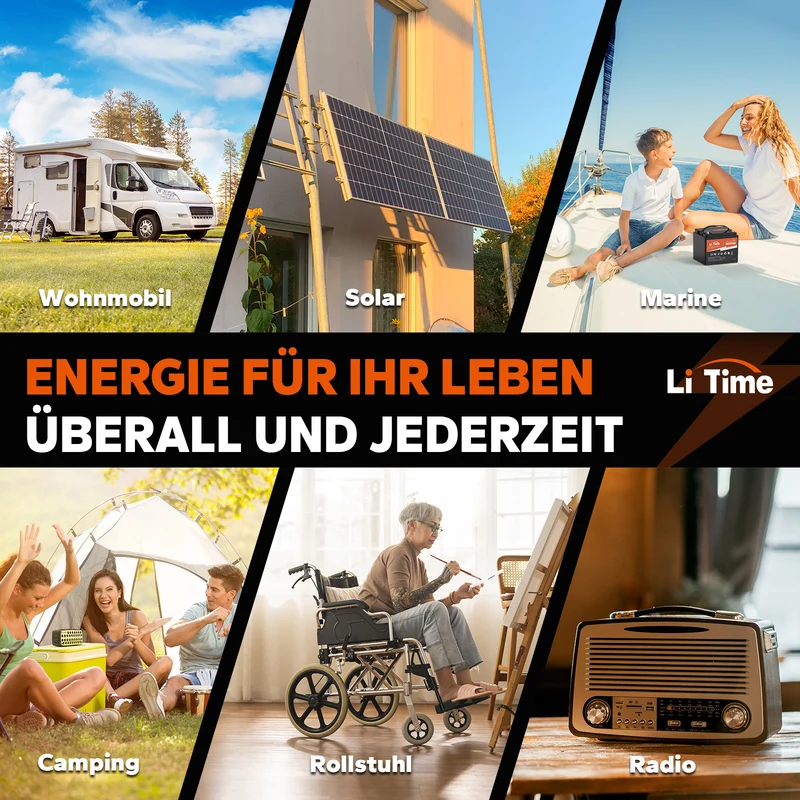 [Gebraucht] LiTime 12V 50Ah LiFePO4 Lithium Batterie