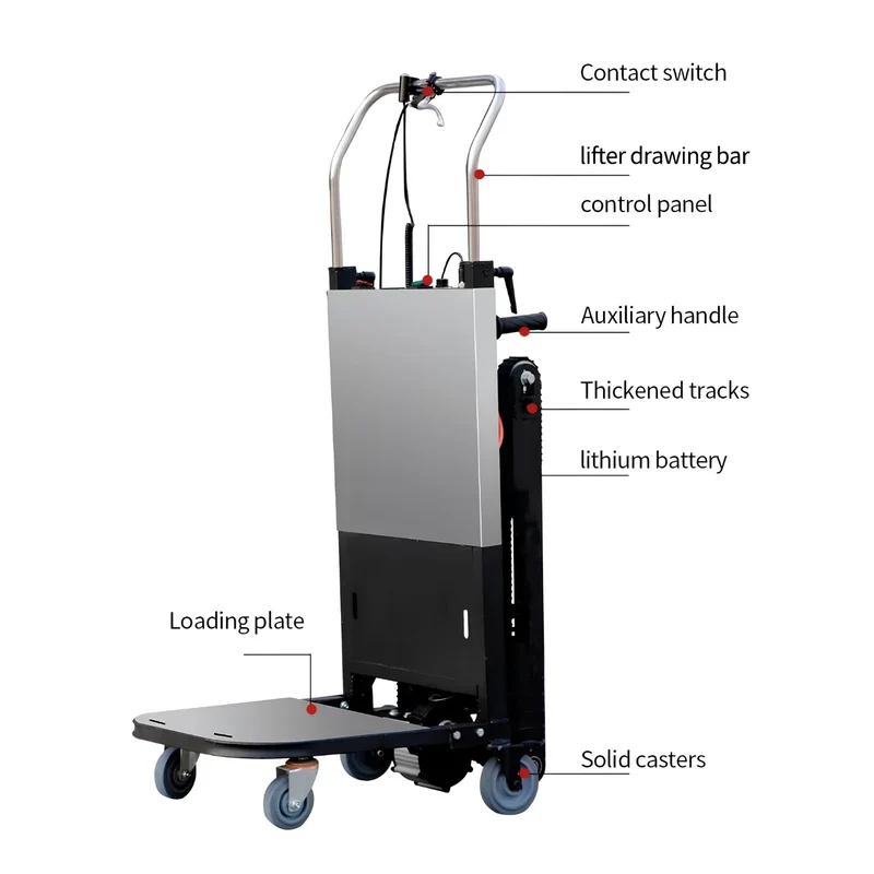 Carretilla eléctrica para subir escaleras