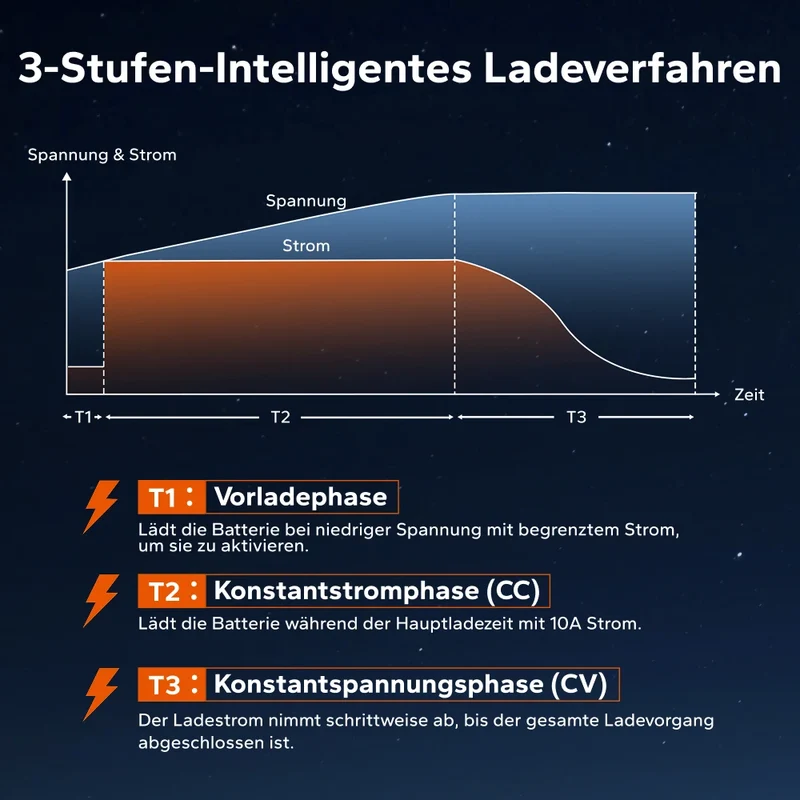 LiTime 12V 10A Lithium-Bordbatterieladegerät IP65 Wasserdicht