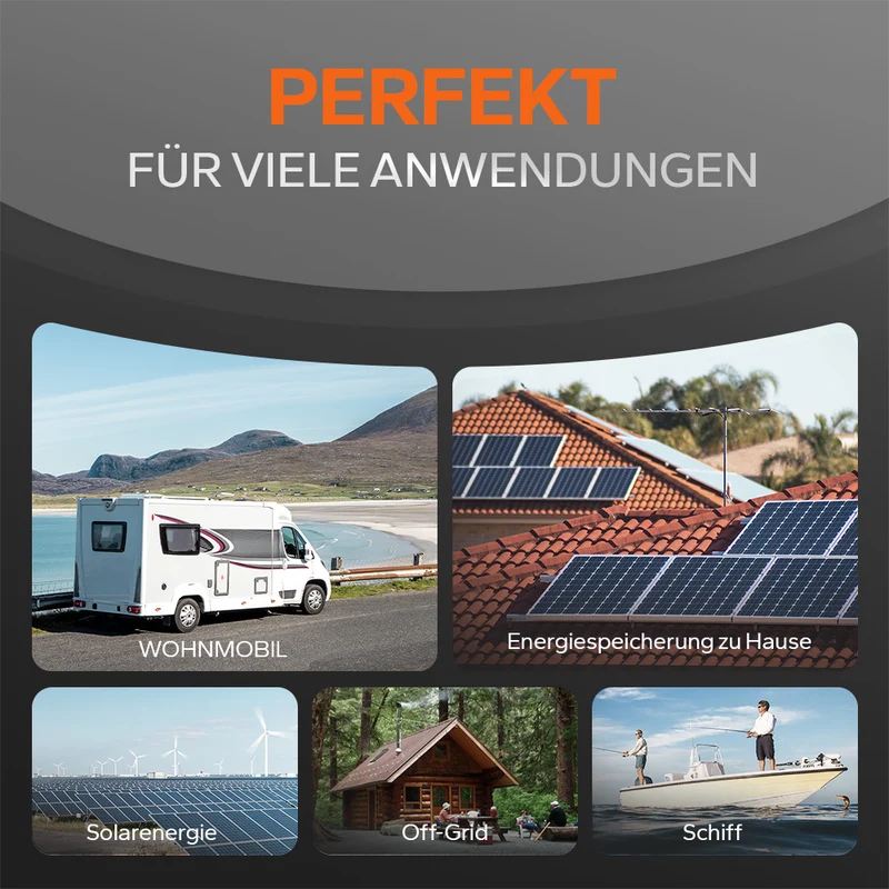 LiTime 12V 280Ah LiFePO4-Batterie mit 200A Dauerentladung, Low-Temp-Schutz und Deep-Cycle für Marine, Wohnmobile und Solar