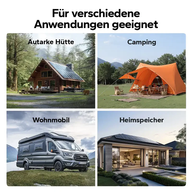 LiTime 1000W Reiner Sinsuswellen Wechselrichter 12VDC zu 230VAC Konverter