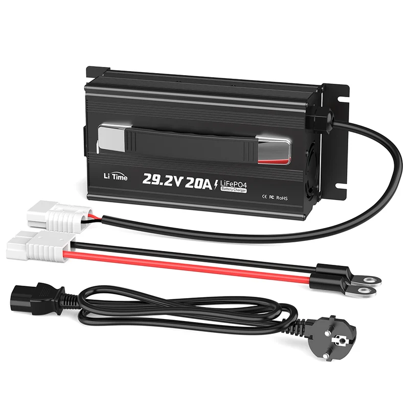 LiTime 29.2V 20A Lithium Batterieladegerät für 24V LiFePO4 Lithium Batterie