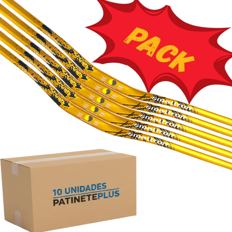 PACK 10 UND- Manillar para patinete / bici Oro [Aluminio 6061]