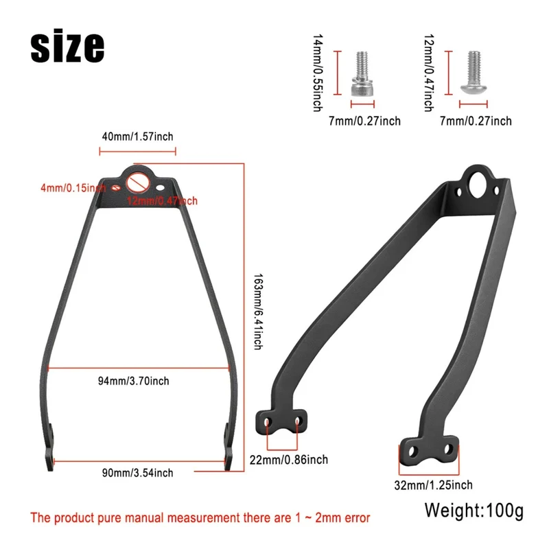 Soporte del guardabarros trasero para Xiaomi 5 Pro