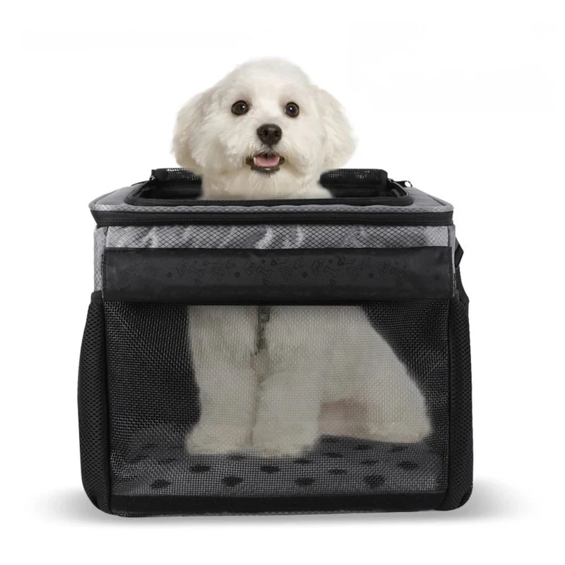 Cesta delantera inteligente para mascotas