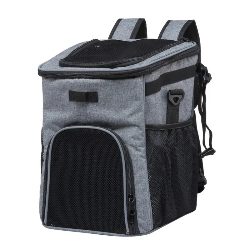 Mochila y alforja para bicicleta 2 en 1 para mascotas