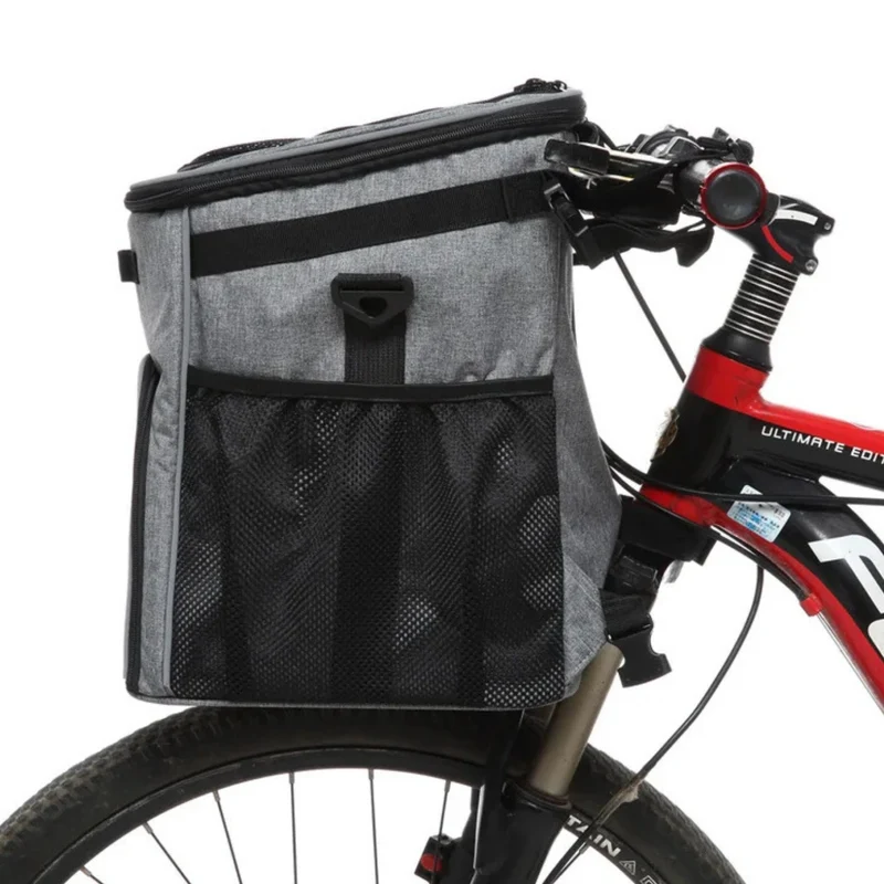 Mochila y alforja para bicicleta 2 en 1 para mascotas
