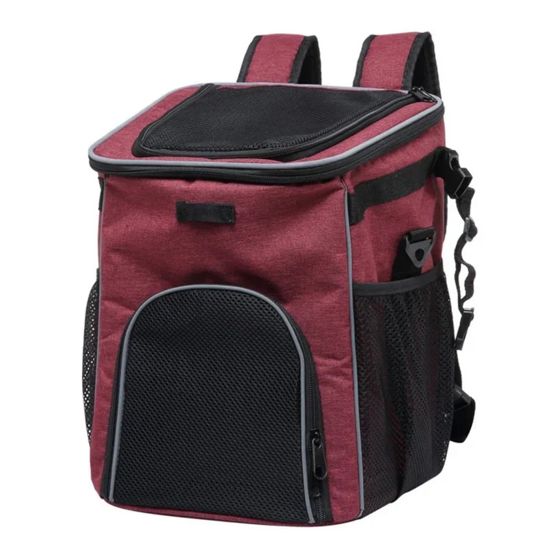 Mochila y alforja para bicicleta 2 en 1 para mascotas