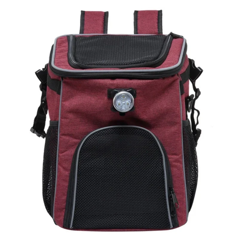 Mochila y alforja para bicicleta 2 en 1 para mascotas