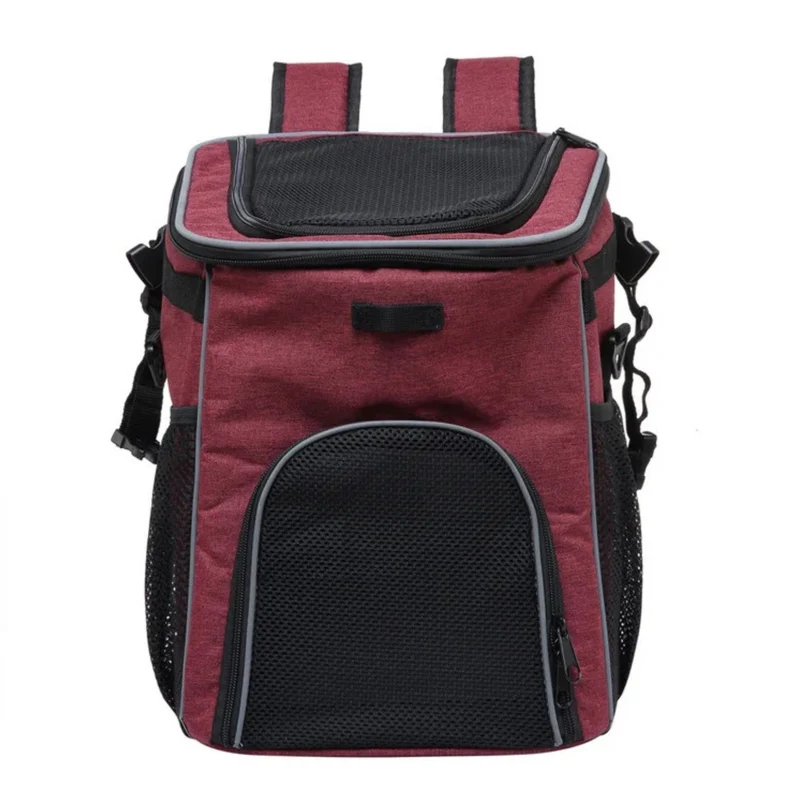 Mochila y alforja para bicicleta 2 en 1 para mascotas