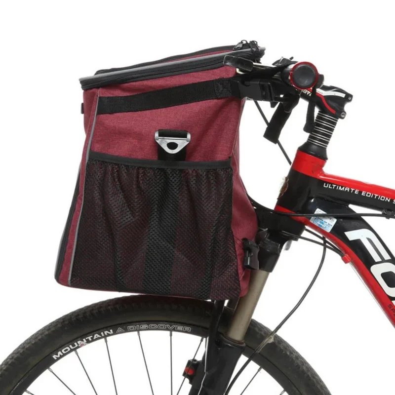 Mochila y alforja para bicicleta 2 en 1 para mascotas