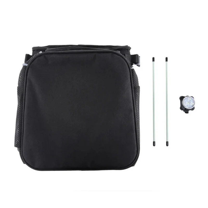 Mochila y alforja para bicicleta 2 en 1 para mascotas