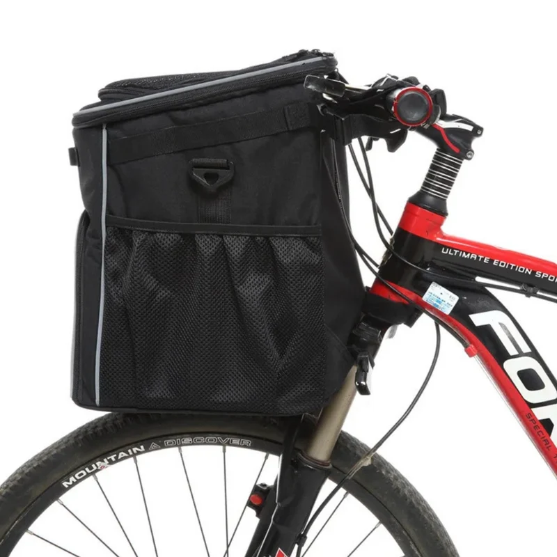 Mochila y alforja para bicicleta 2 en 1 para mascotas