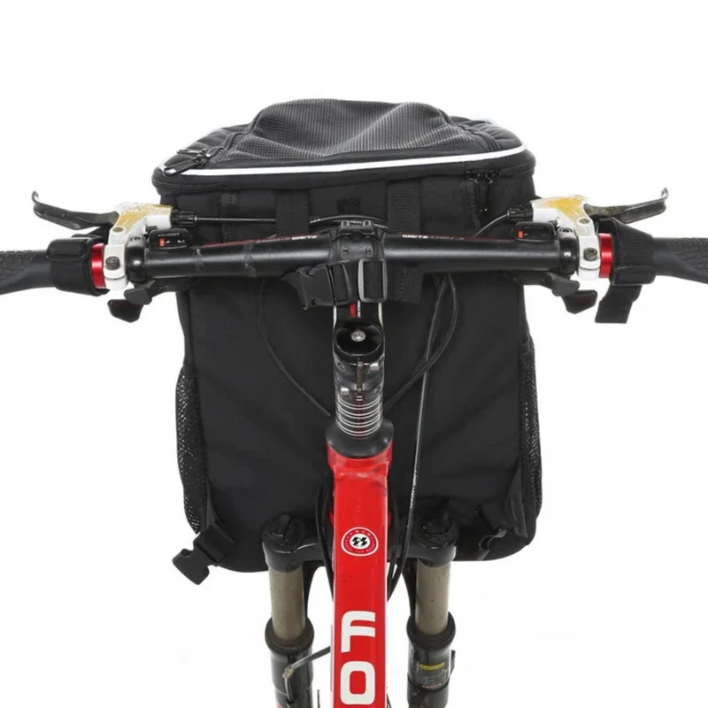 Mochila y alforja para bicicleta 2 en 1 para mascotas