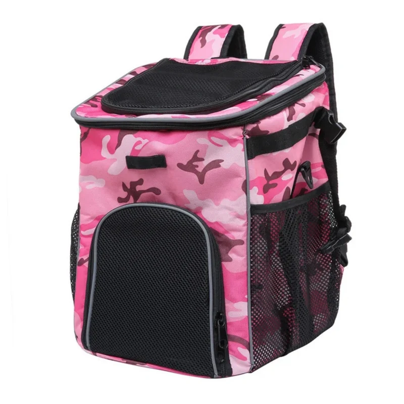 Mochila y alforja para bicicleta 2 en 1 para mascotas