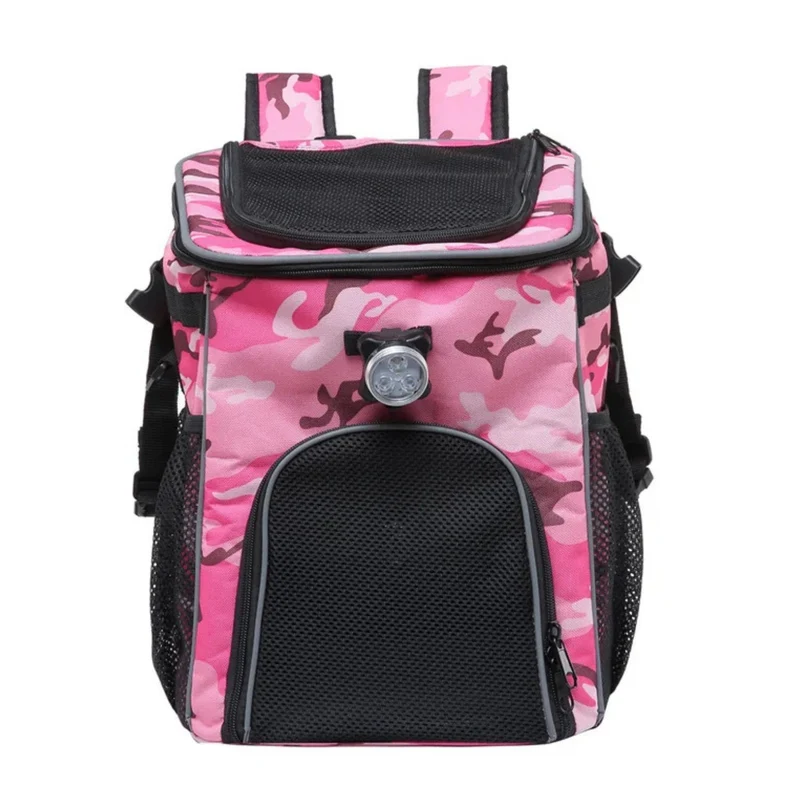 Mochila y alforja para bicicleta 2 en 1 para mascotas