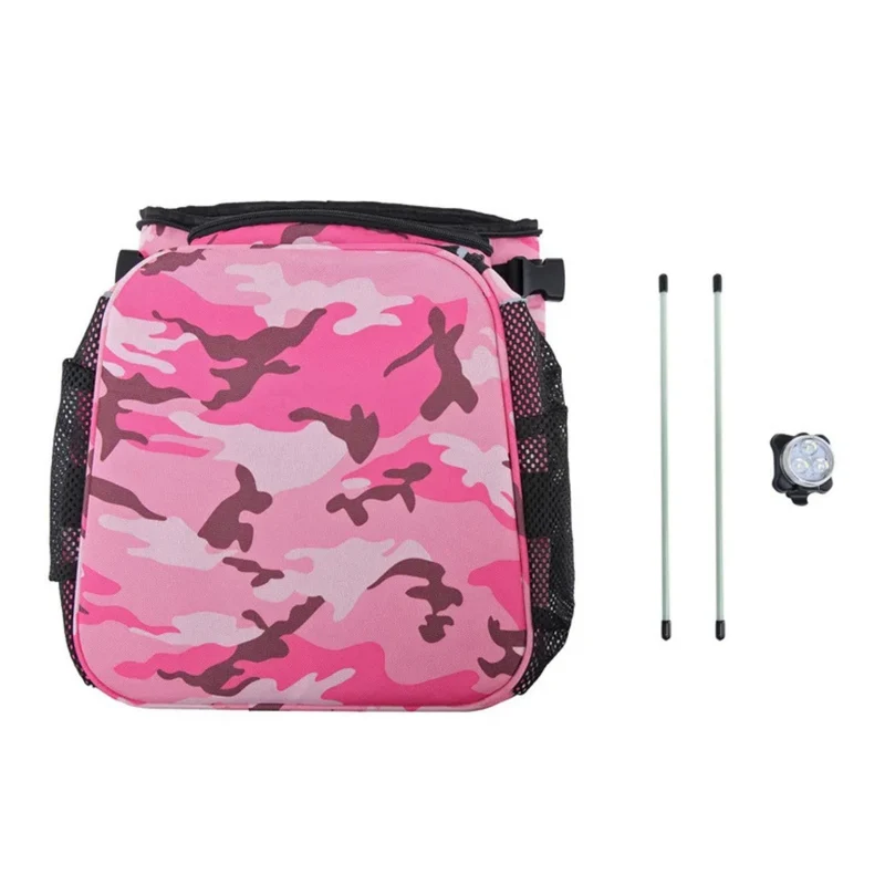 Mochila y alforja para bicicleta 2 en 1 para mascotas