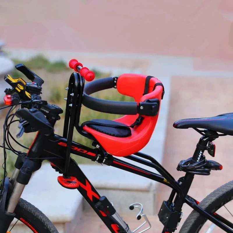 Sillita infantil inteligente para cuadro de bicicleta