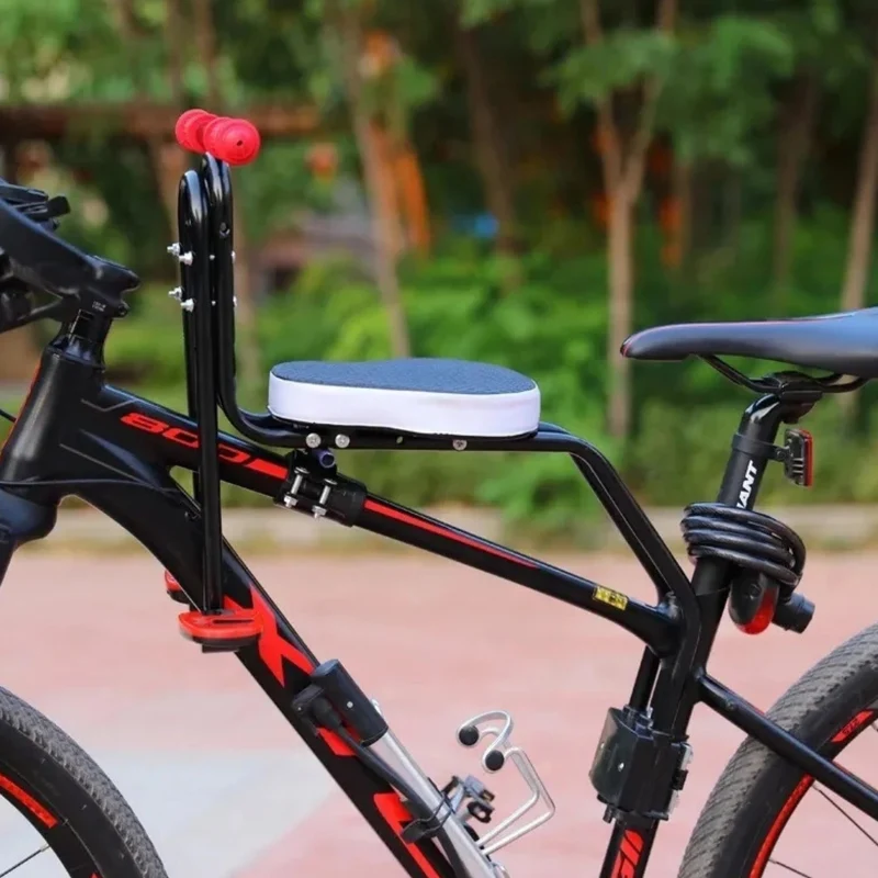 Sillita infantil inteligente para cuadro de bicicleta