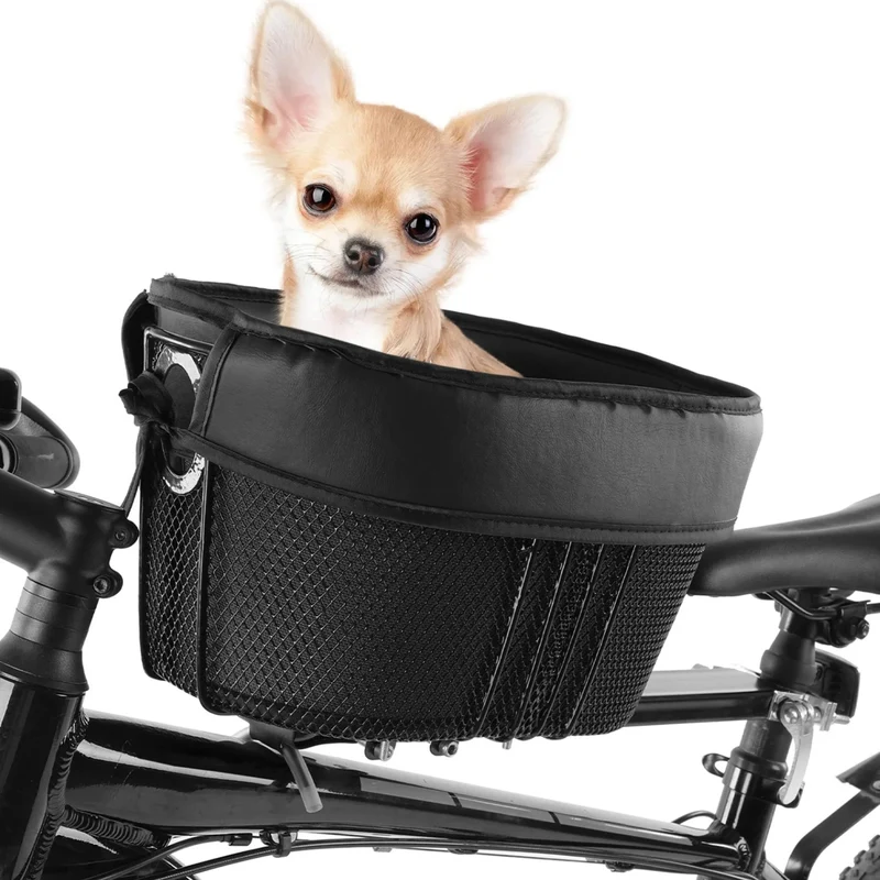 Cesta inteligente para bicicleta para perro