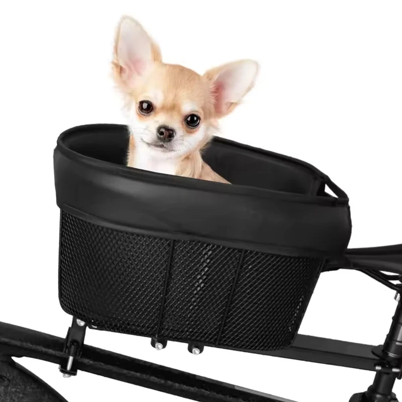 Cesta inteligente para bicicleta para perro