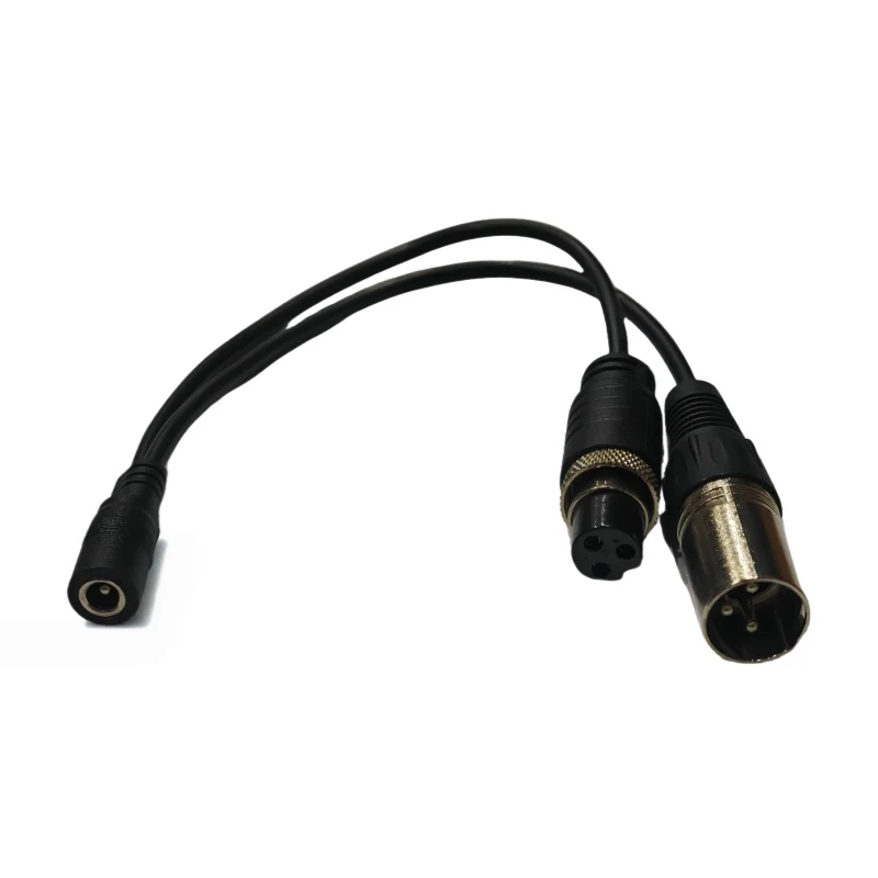 Adaptador DC 2.1 a GX16 / XLR