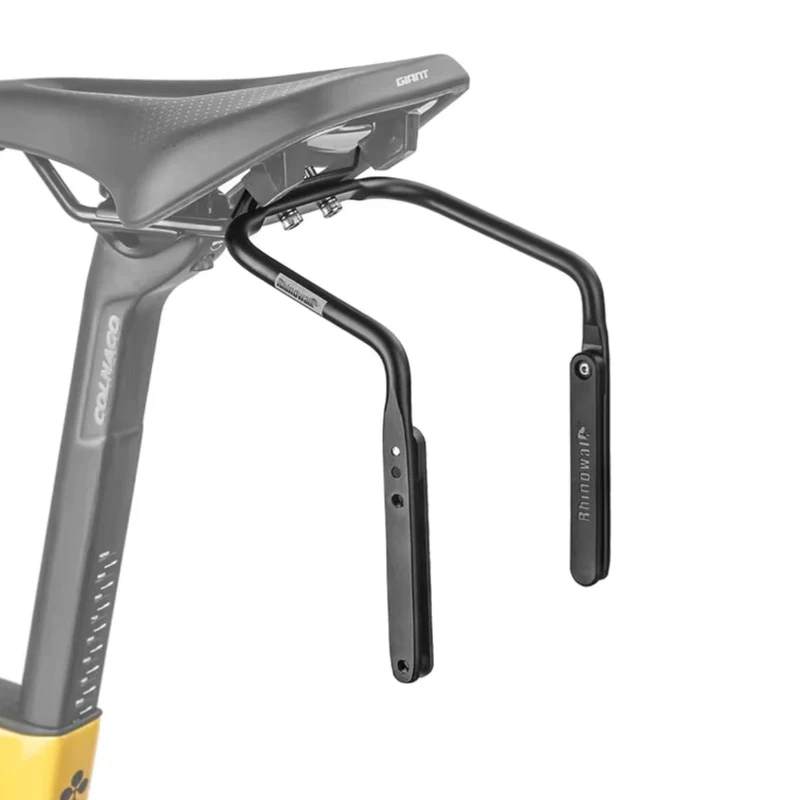 Soporte de aluminio para tija de sillín para alforjas traseras