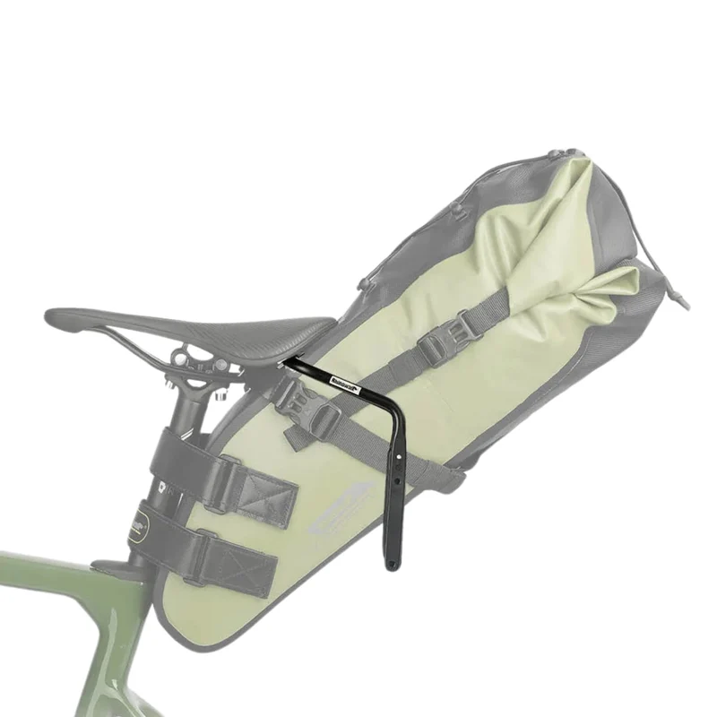 Soporte de aluminio para tija de sillín para alforjas traseras