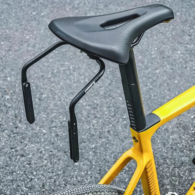 Soporte de aluminio para tija de sillín para alforjas traseras