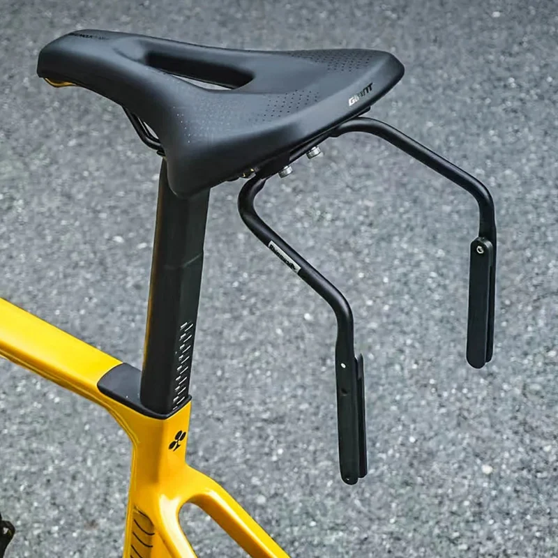 Soporte de aluminio para tija de sillín para alforjas traseras