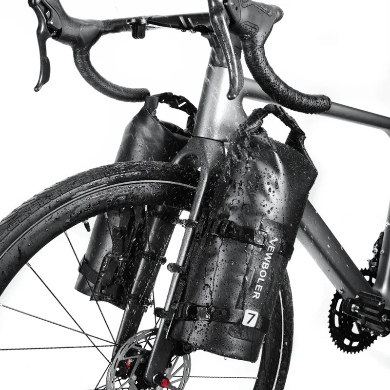 Bolsa delantera impermeable para bicicleta