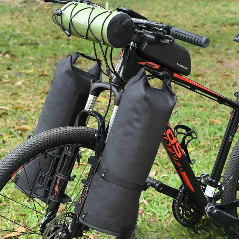 Bolsa delantera impermeable para bicicleta