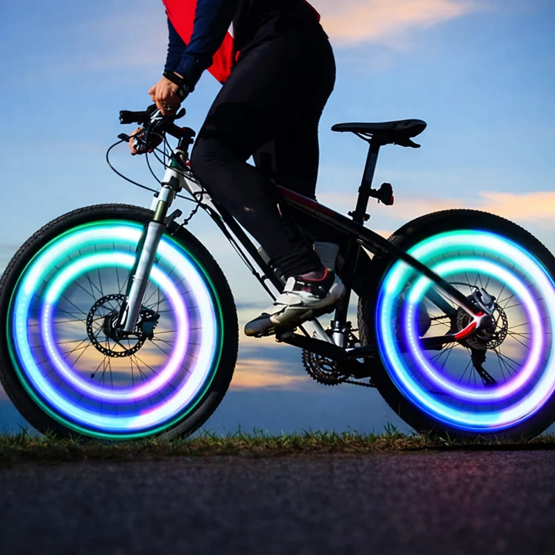 Luz LED inteligente para rueda de bicicleta